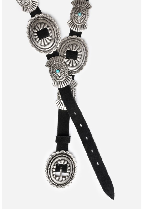 Sole Italian Leather Conch Belt - Image 3