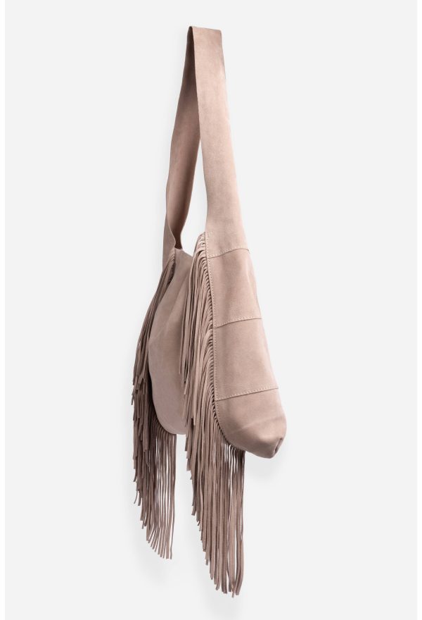 ITALIAN SUEDE FRINGE HOBO - Image 2