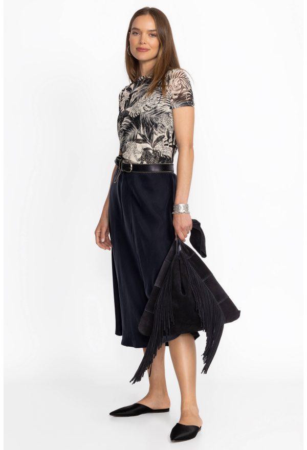 NERO ITALIAN SUEDE FRINGE HOBO - Image 4