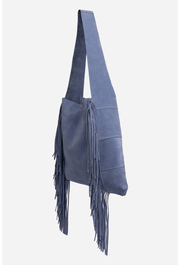 ITALIAN SUEDE FRINGE HOBO - Image 2