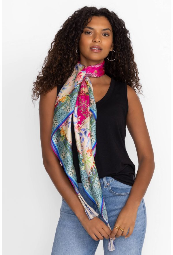 FIORAH SILK SCARF - Image 2