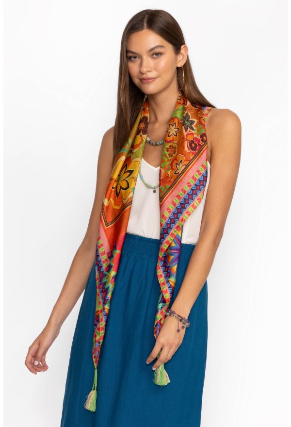 TIEDYE SILK SCARF - Image 2