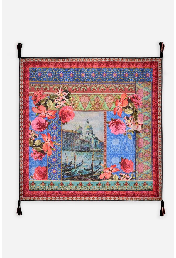 GRAND CANEL SILK SCARF