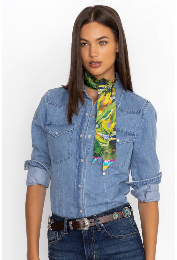 RAWI SILK SCARF - Image 3