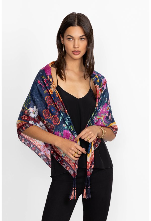 DREAMER BLU SILK SCARF - Image 2