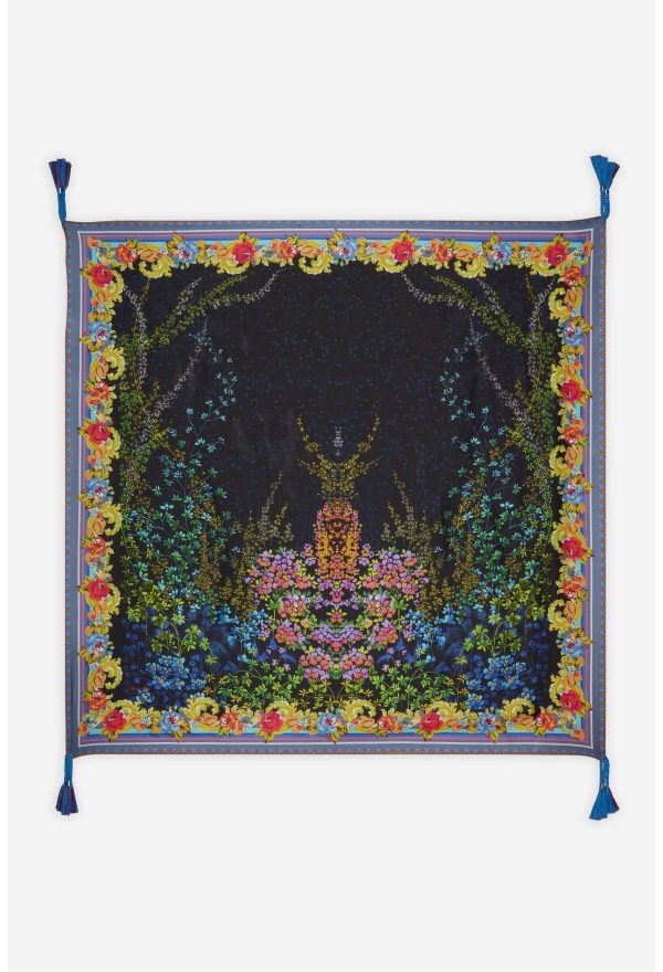 MAGIC GARDEN SILK SCARF