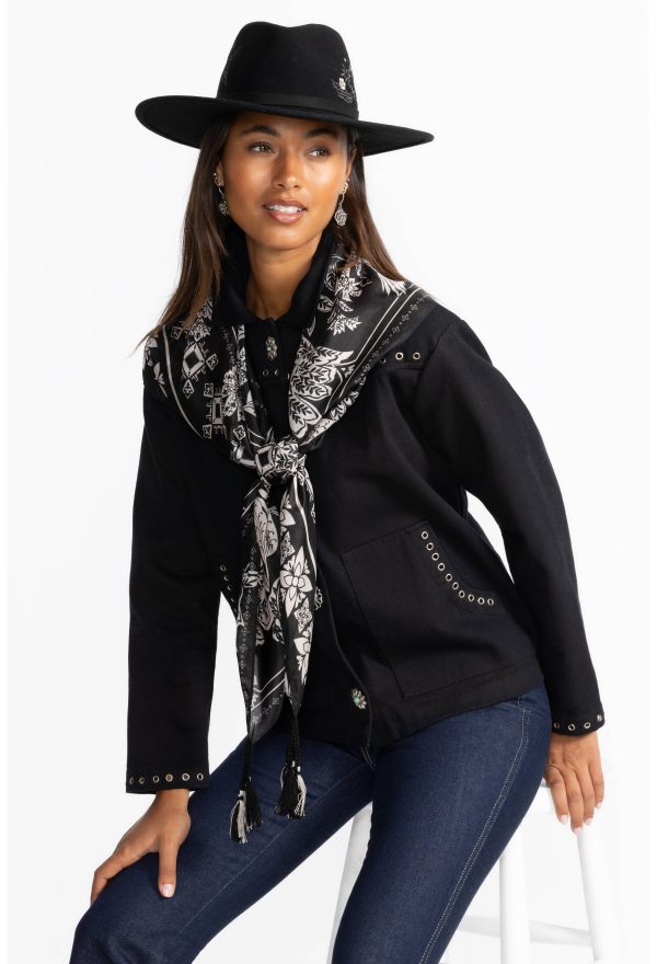 MYNA SILK SCARF - Image 2