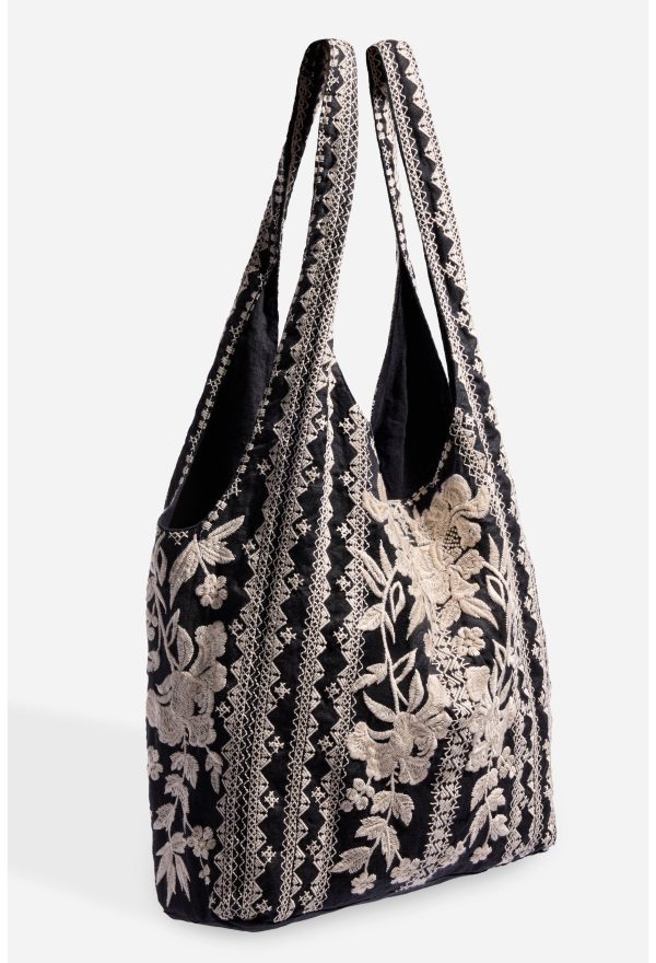 SLOUCHY LINEN TOTE BAG - Image 2