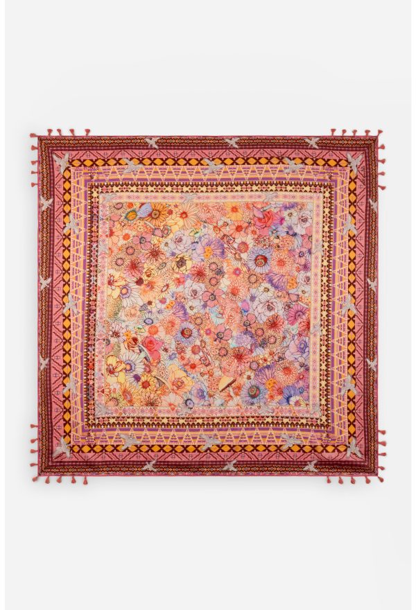 SAGE PINK SILK SCARF