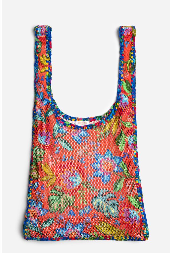 RUMBA MIX CROCHET SLOUCHY TOTE