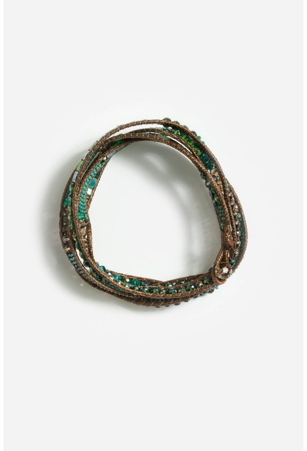 BEADED WRAP BRACELET