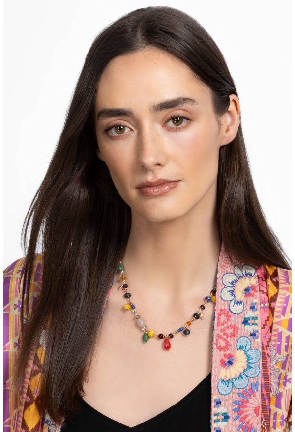 PRECIOUS GLASS CHARM NECKLACE - Image 3