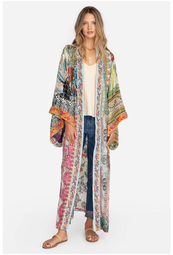 LIMITED EDITION LONG SILK KIMONO