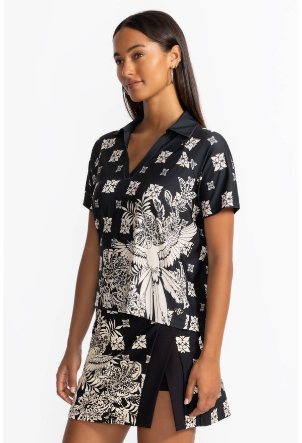 BEE ACTIVE BOXY POLO TEE