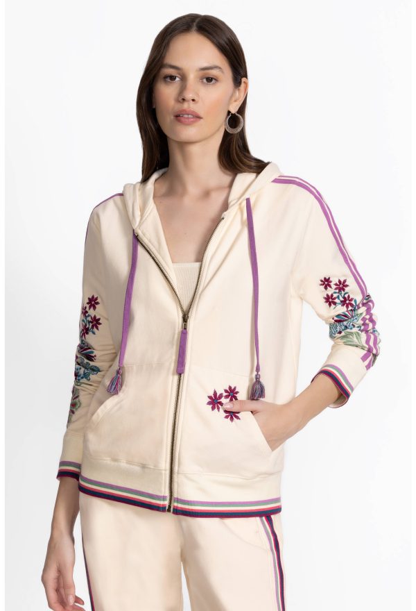 BEE ACTIVE ZIP FRONT HOODIE