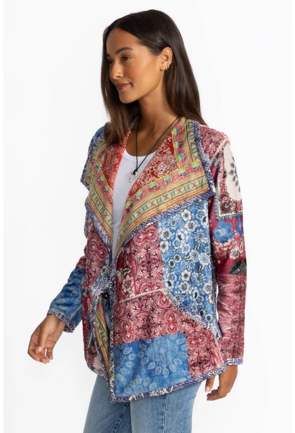 JOAN WRAP BINDED SHERPA JACKET - Image 2