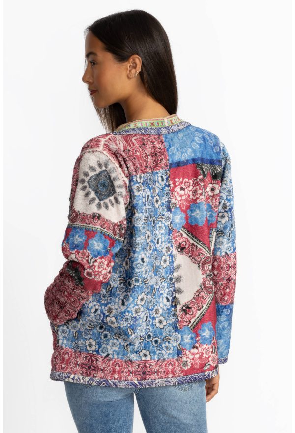 JOAN WRAP BINDED SHERPA JACKET - Image 3