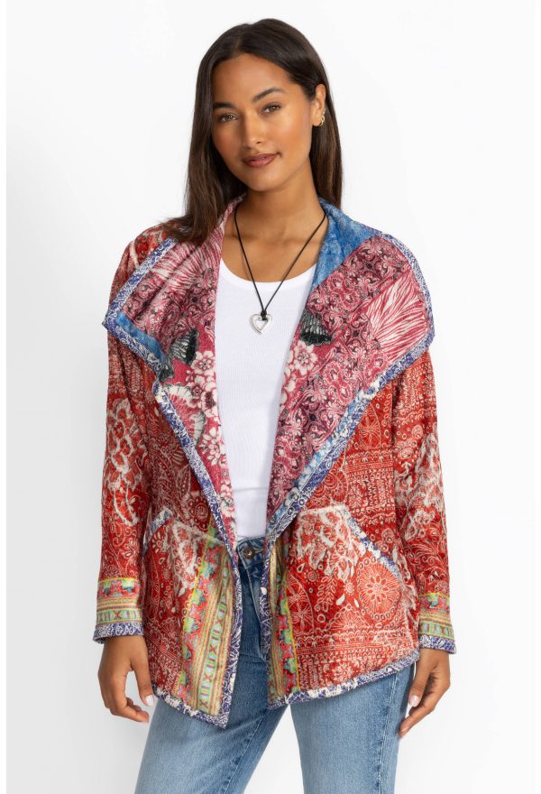 JOAN WRAP BINDED SHERPA JACKET - Image 4
