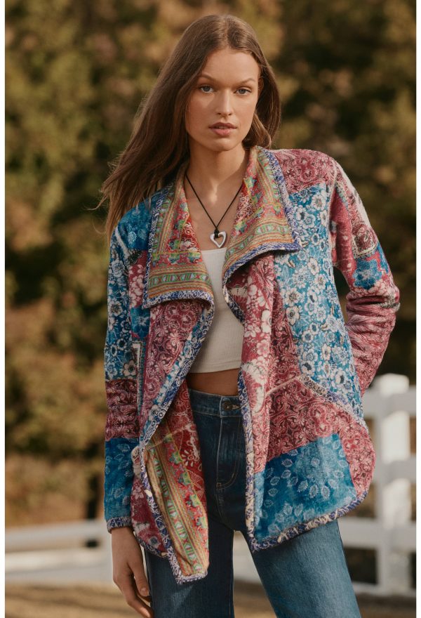 JOAN WRAP BINDED SHERPA JACKET - Image 7