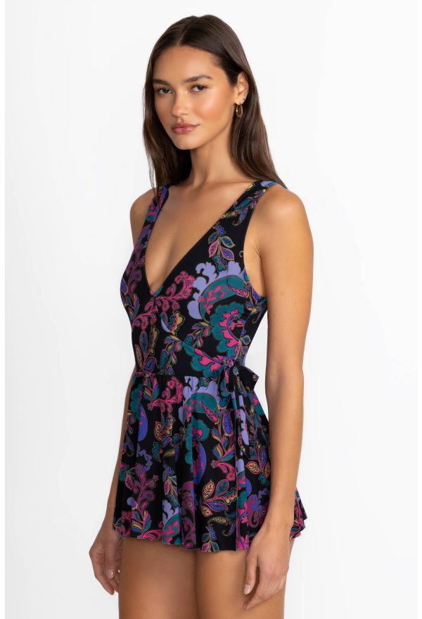 FATIMA WRAP SKIRTED ONE PIECE - Image 2