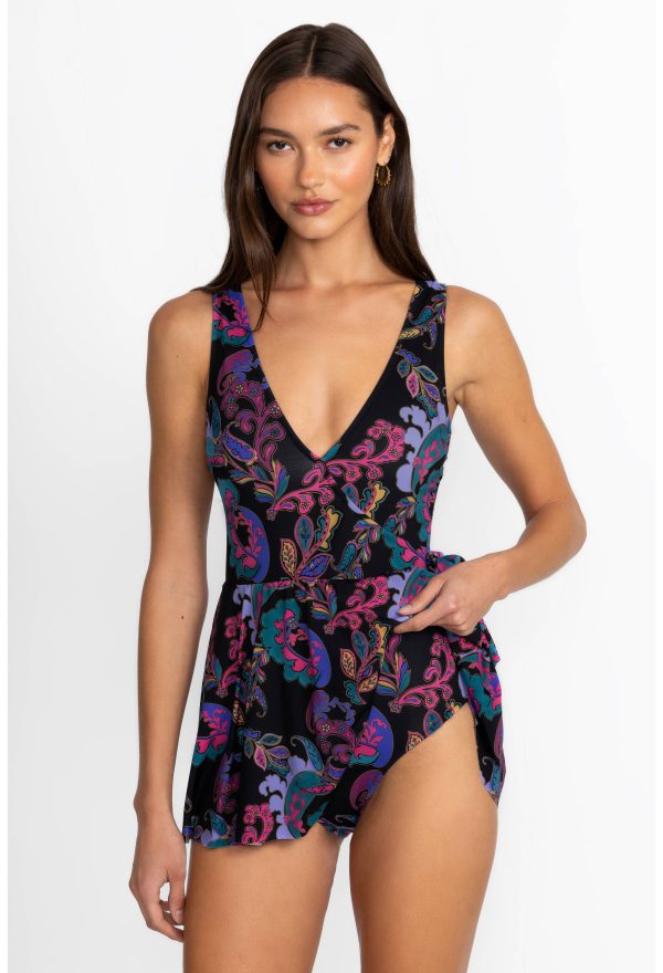FATIMA WRAP SKIRTED ONE PIECE - Image 3