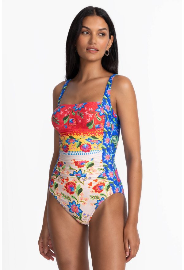 MARILYN RUCHED ONE PIECE