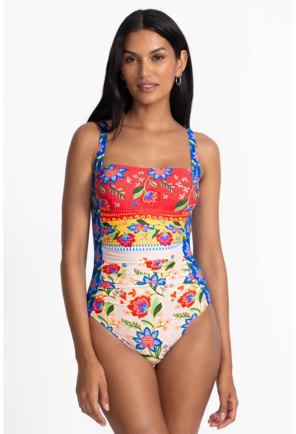 MARILYN RUCHED ONE PIECE - Image 3