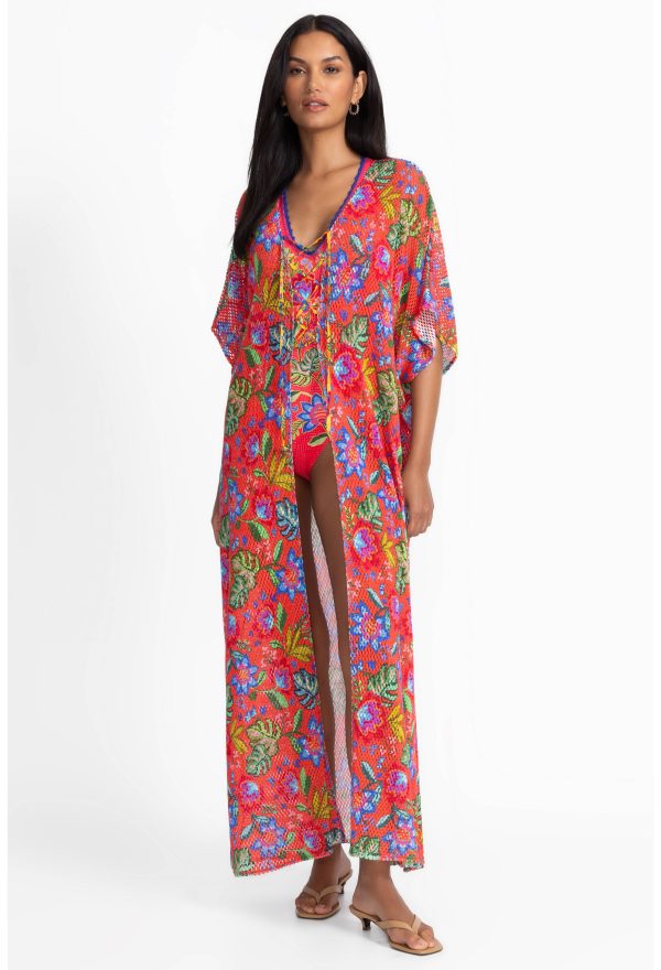 RUMBA MAXI CROCHET KIMONO
