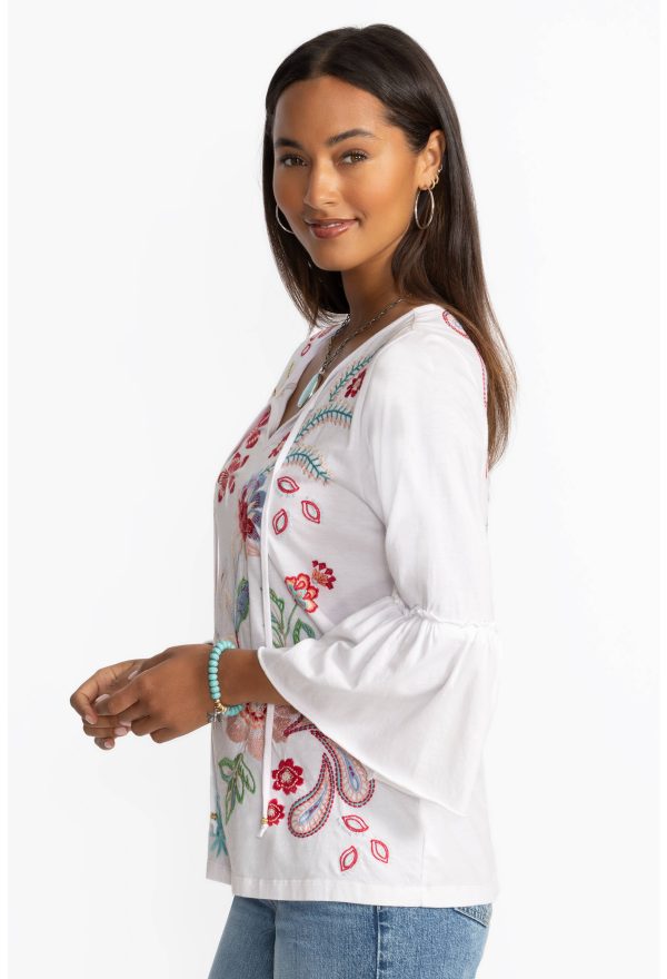 RUFFLE SLEEVE T-SHIRT - Image 2
