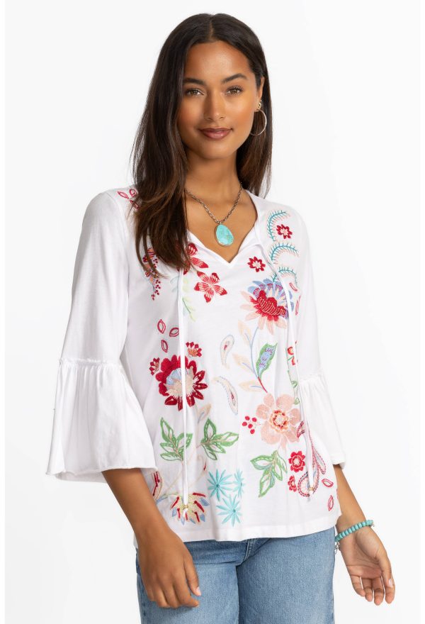 RUFFLE SLEEVE T-SHIRT - Image 3
