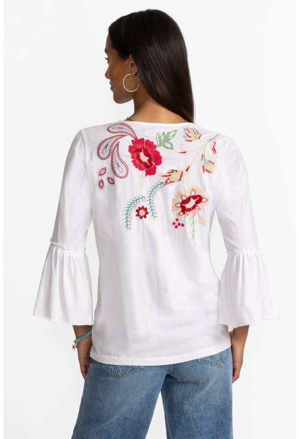 RUFFLE SLEEVE T-SHIRT - Image 4