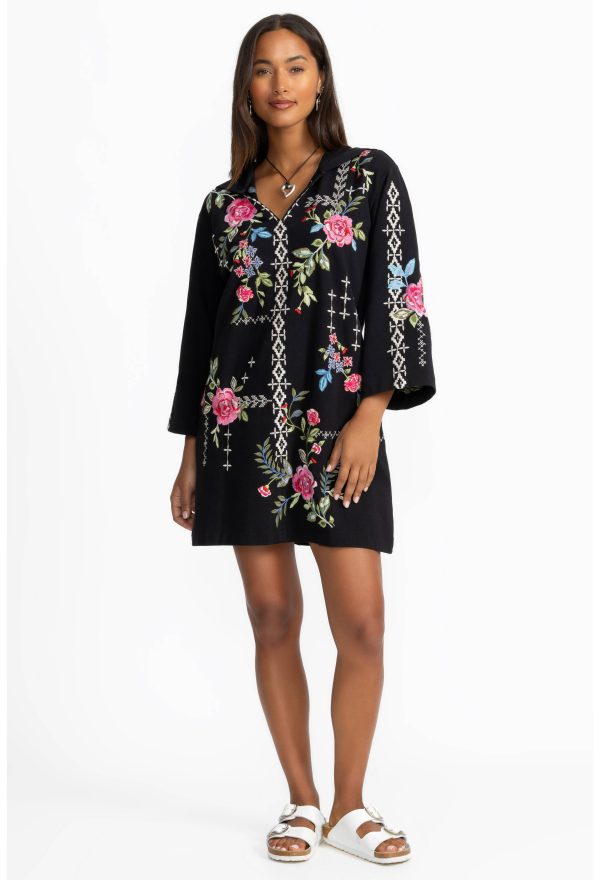 HOODED KNIT BEACH DRESS - Image 3