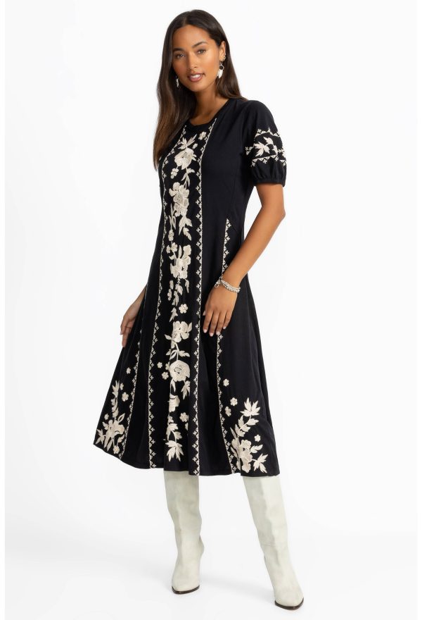 SEAMED KNIT DRESS - Image 3
