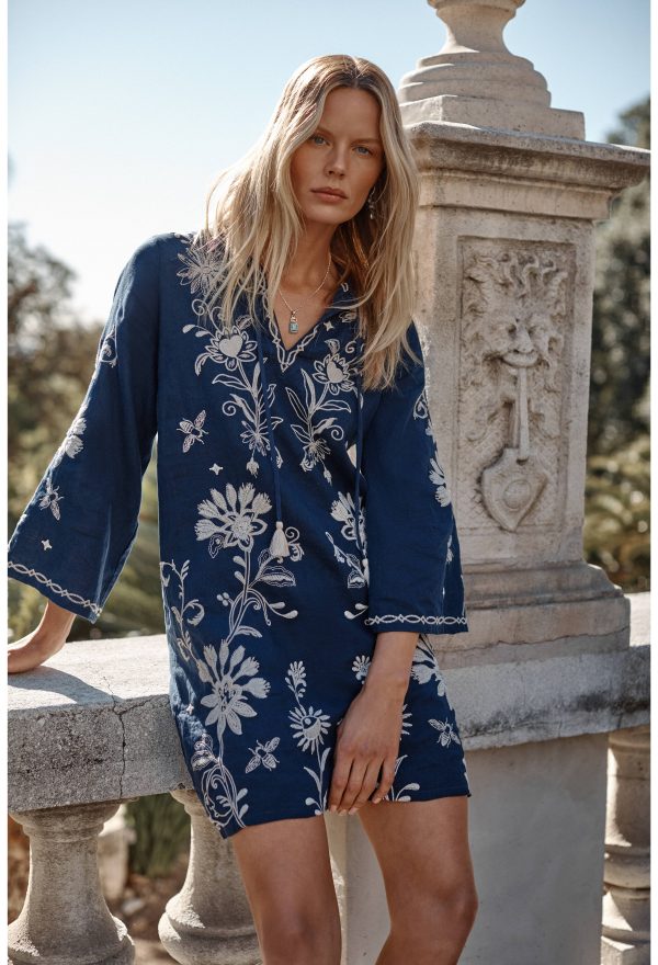 KIMONO SLEEVE RELAXED DRESS - Image 5