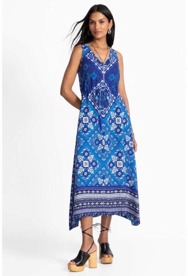 DRAWSTRING TANK DRESS