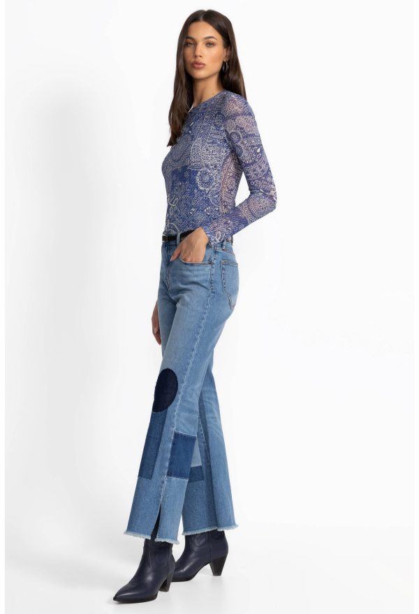 THE PATCHED STRAIGHT FLARE JEAN - Image 2