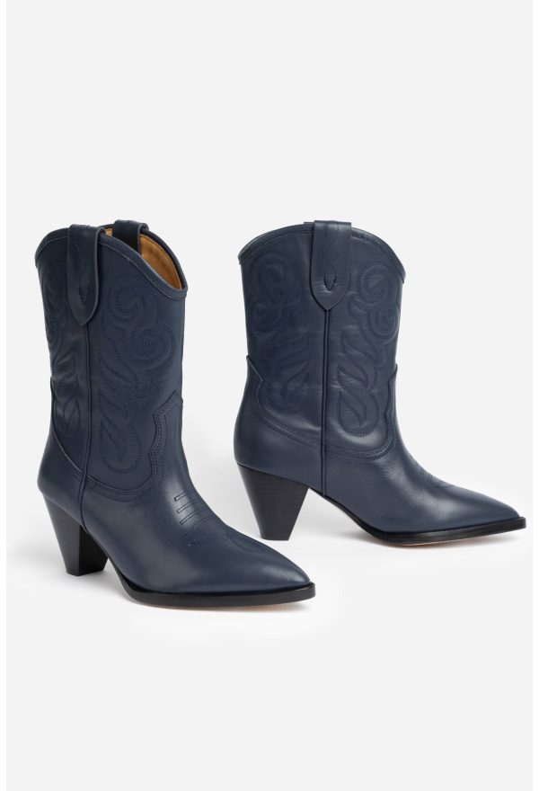 MIDNIGHT ANKLE COWBOY BOOT - Image 2