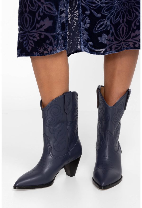 MIDNIGHT ANKLE COWBOY BOOT - Image 5