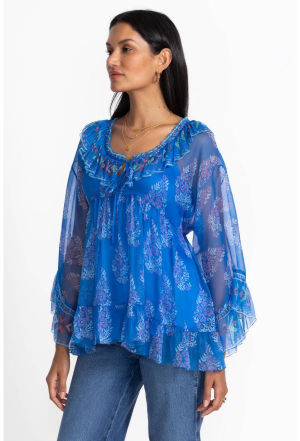 GAL RUFFLE TIE BLOUSE - Image 2