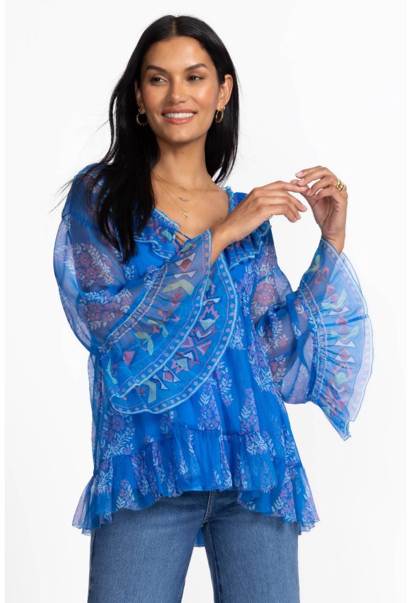 GAL RUFFLE TIE BLOUSE - Image 3