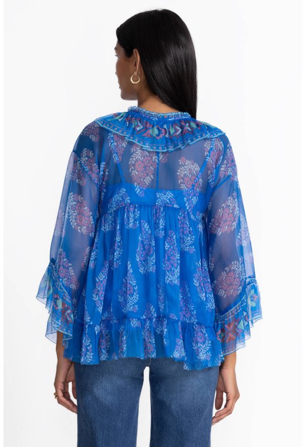 GAL RUFFLE TIE BLOUSE - Image 4