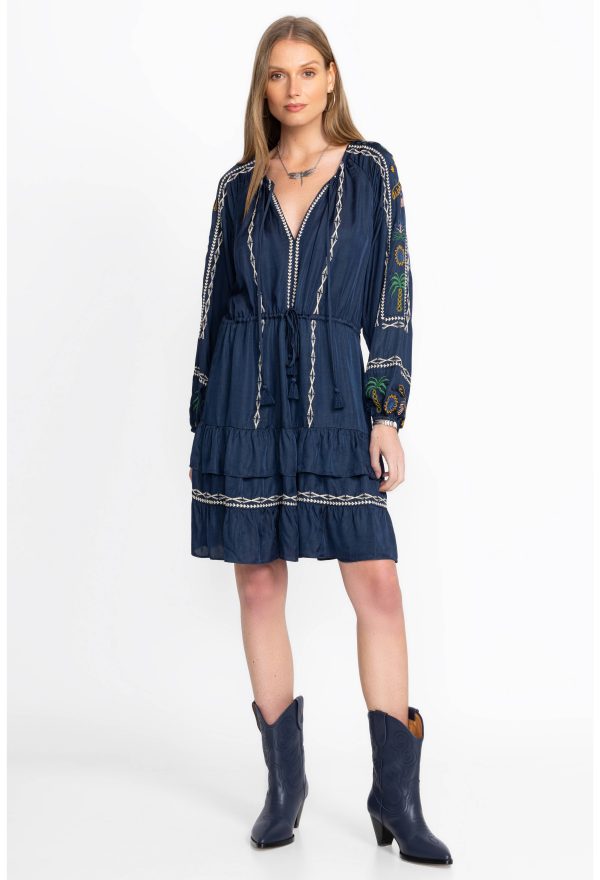 LEXIE TIERED MINI DRESS