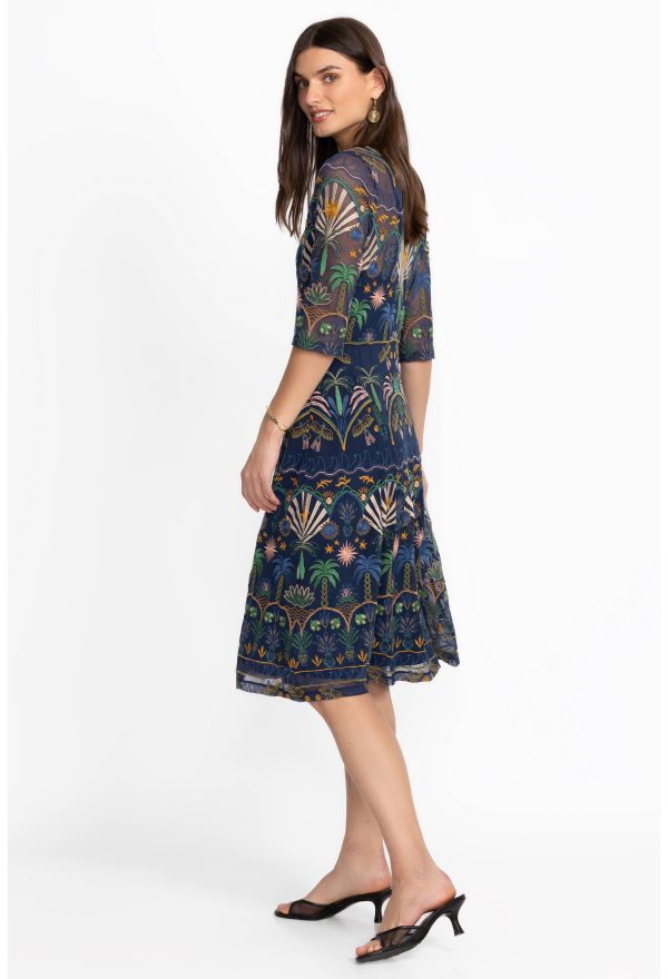 NOVA PANELED MIDI DRESS - Image 2