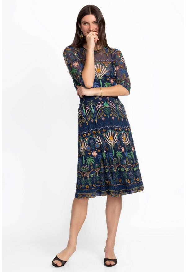 NOVA PANELED MIDI DRESS - Image 3