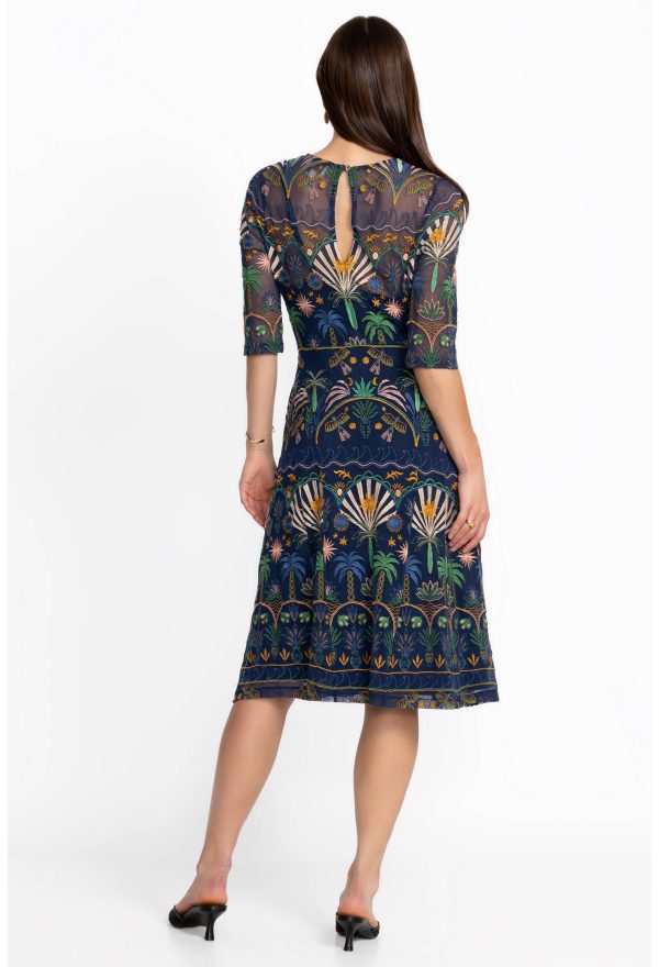 NOVA PANELED MIDI DRESS - Image 4