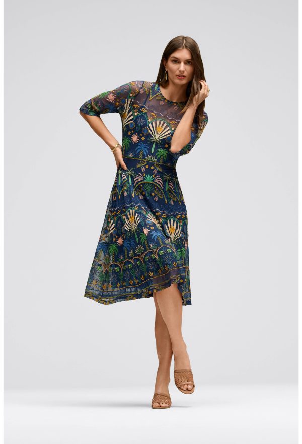 NOVA PANELED MIDI DRESS - Image 5