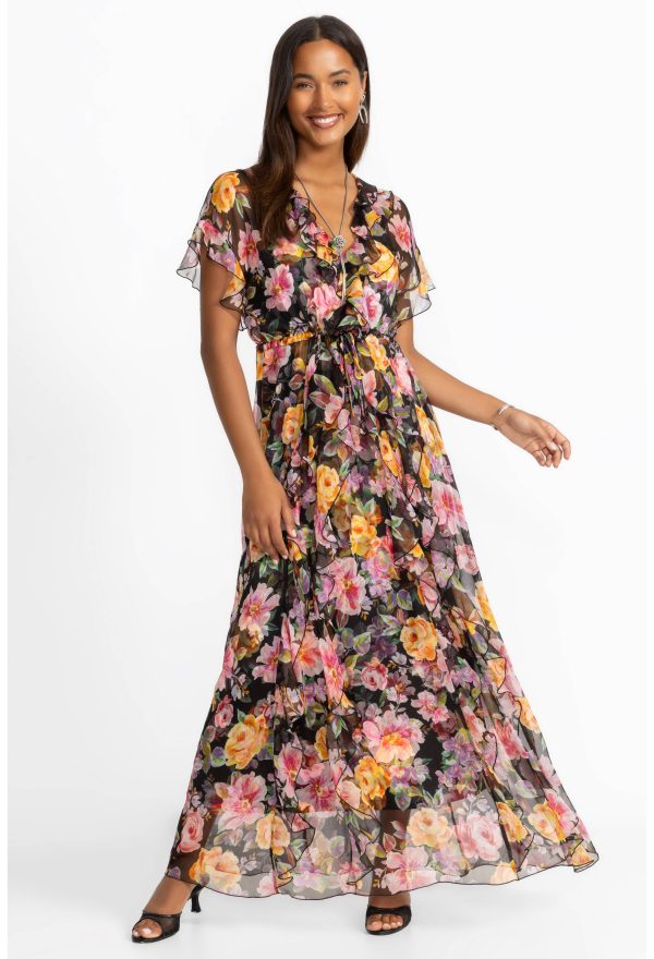 SURI RUFFLE MAXI DRESS - Image 3