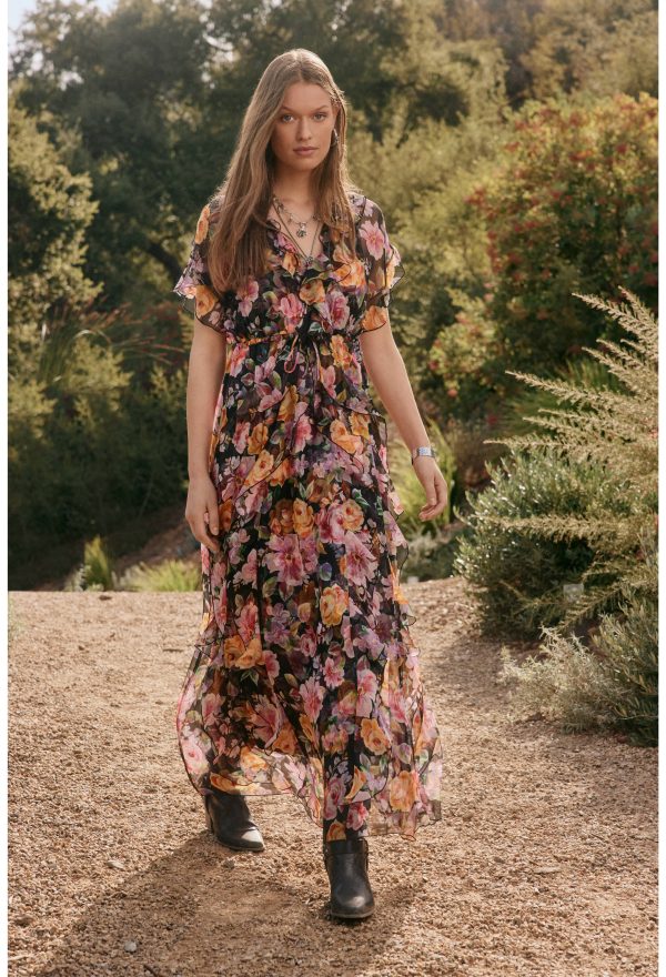 SURI RUFFLE MAXI DRESS - Image 5