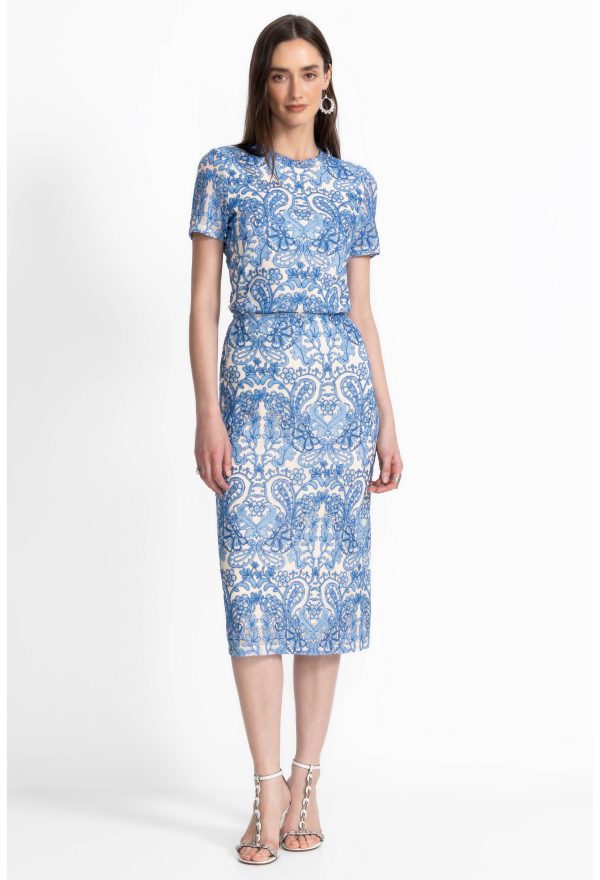 LIZANDREA MESH MIDI SKIRT - Image 3