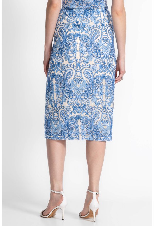 LIZANDREA MESH MIDI SKIRT - Image 4